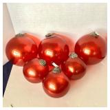 Group of Extra Large Blown Glass Ornaments