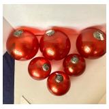 Group of Extra Large Blown Glass Ornaments