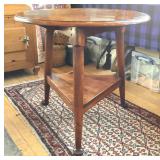 Antique Banded Cherry Pub Table