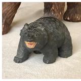 Pair of Carved Wooden Bears