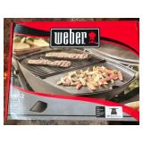WEBER GRIDDLE/GRILL GRATES, NEW #6506