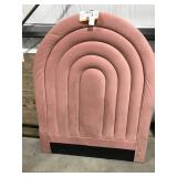 PINK VELVET, TWIN HEADBOARD