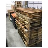 11 WOOD PALLETS