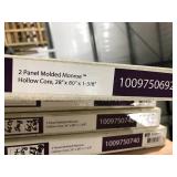 28" 2 PANEL DOOR, INTERIOR, NEW