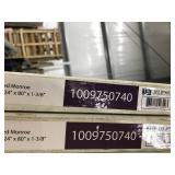 24" 2 PANEL HOLLOW CORE DOOR, INTERIOR, NEW