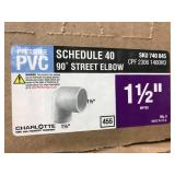 SCH 40, 90* STREET ELBOW