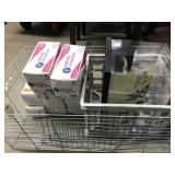 METAL CRATE AND COTTON GAUZE SPONGES