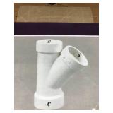 PVC 45* WYE, 4 X 3