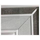 WHITE, KING HEADBOARD WITH BLING