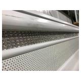 WHITE, KING HEADBOARD WITH BLING AND LED LIGHTING