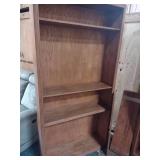 Pair of large wood bookcases 7
