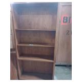 Pair of large wood bookcases 7