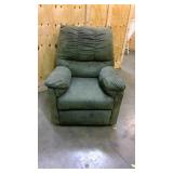 Green Mircofiber Recliner