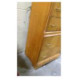 Vintage Art Deco waterfall chest of drawers