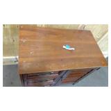 Vintage style wooden storage cabinet