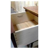 Vintage style wooden storage cabinet