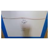 23x21" Solid wood frame and matted Geese painting