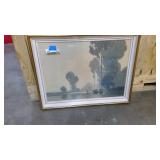 Alexandre Louis Jacob Framed Print Tranquil Morn Framed and Matted with UV glass 34" 26"