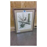 R. DORMAN BOBWHITE PRINT PLATE NO.1 NOT FRAMED WINTER/ SNOWY WILDERNESS/ BIRDS 30x35"