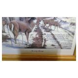 Morning Passage Deer Print 16x13"
