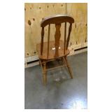 Antique Colonial Style key hold side chair