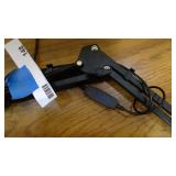 Overhead Ring light with adjustable scissor arm and phone mount clamp