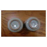 Small Noritake Hampton plate, two small hand painted suake cups