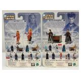 2003 STAR WARS "Attack Of The Clones" Ep2 Gold Series Action Figures (New Old Stock)