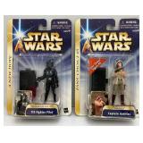 2004 STAR WARS "A New Hope & FansChoice #5" Gold Series Action Figures (New Old Stock)