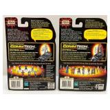 1999 STAR WARS "Episode 1" Action Figures With CommTech Chips (New Old Stock)