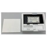 2003 Rivell Collection 1:24 Scale NASCAR Die Cast #8  Test Car With Stopwatch "Dale Earnhardt Jr." In Original Box With Plastic Display Case (With COA)