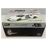 2003 Rivell Collection 1:24 Scale NASCAR Die Cast #8  Test Car With Stopwatch "Dale Earnhardt Jr." In Original Box With Plastic Display Case (With COA)