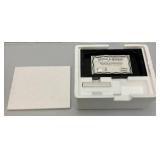 2003 Rivell Collection 1:24 Scale NASCAR Die Cast #8 Test Car With Stopwatch "Dale Earnhardt Jr." In Original Box With Plastic Display Case (With COA)