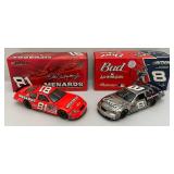 Vintage Action Brand 1:24 Scale Die Cast NASCAR Models "Dale Earnhardt Jr" #8 And #81 Cars In Original Boxes
