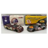 Vintage Action Brand 1:24 Scale Die Cast NASCAR Models "Dale Earnhardt Jr" #8 And Martin Truex Jr. #8 Cars In Original Boxes