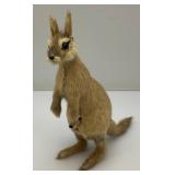 Misc. Collectibles Including Wodden Boomerang And Miniature 6" Kangaroo With Baby Made From Real Fur