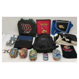 Misc. Pokemon Card Holders, NASCAR Bags And More