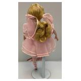 Misc. Collectible Porcelain Dools On Stands In Protective Bags