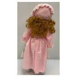 Misc. Collectible Porcelain Dools On Stands In Protective Bags