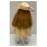 Misc. Collectible Porcelain Dools On Stands In Protective Bags