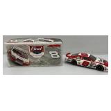 Vintage Action Brand 1:24 Scale Die Cast NASCAR Models "Dale Earnhardt Jr" #8 Car & #3 Clear Stock Car In Original Boxes
