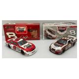 Vintage Action Brand 1:24 Scale Die Cast NASCAR Models "Dale Earnhardt Jr" #8 Cars  In Original Boxes