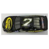 Vintage 1:24 Scale Die Cast NASCAR Models "Dale Earnhardt Jr" #8 Elvis Car And #7 Church Brothers Car In Original Boxes