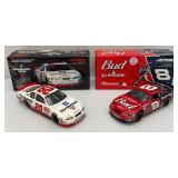 Vintage Action Brand 1:24 Scale Die Cast NASCAR Models "Dale Earnhardt Jr" #8 Car & #29 Kevin Harvick Car In Original Boxes