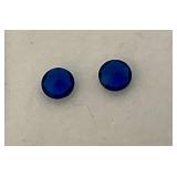 GDL Gemstone And Diamond Identification Laboratory Natural Blue Sapphire Gemstones 4.00 MM Round Gemstone With Card