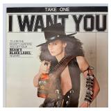 Vintage I Want You Jim Beam Black Label Poster  18" x 24"