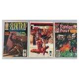 Misc. Vintage Comics Including ELECTRA And More (Most Bagged And Boarded)