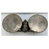 Antique Ohaus Scale And Kodak Red Filtered Dark Room Light