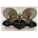 Antique Ohaus Scale And Kodak Red Filtered Dark Room Light