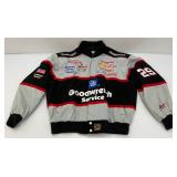 RARE Chase Authentics JEFF HAMILTON Designs Collectible NASCAR #29 (Kevin Harvick) GM Goodwrench Service Jacket (Size Large)
